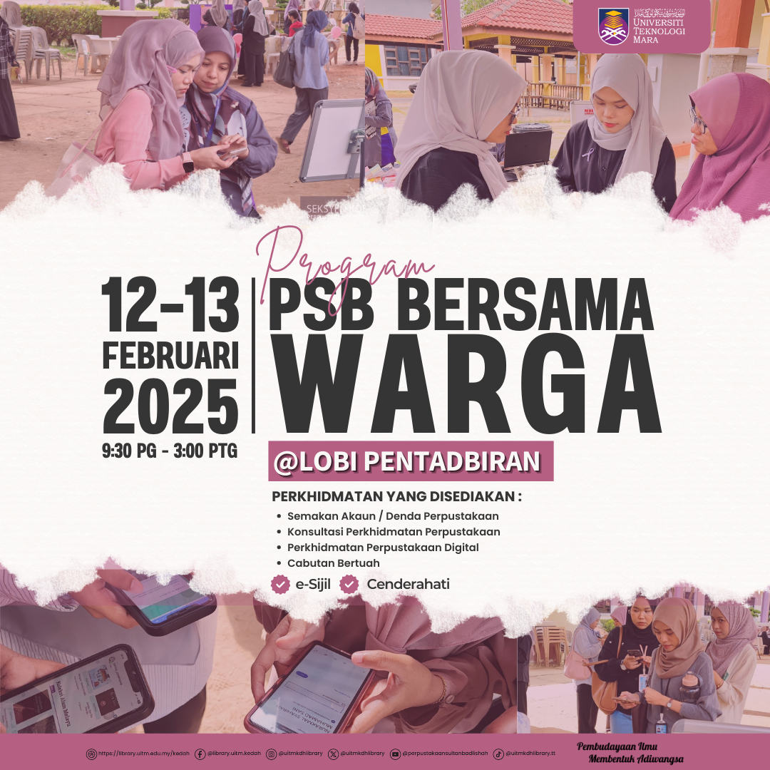 Program Bersama Warga @ Lobi Pentadbiran