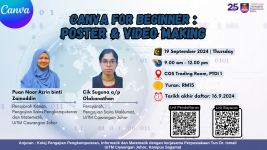 Canva for Beginner : Poster & Video Making