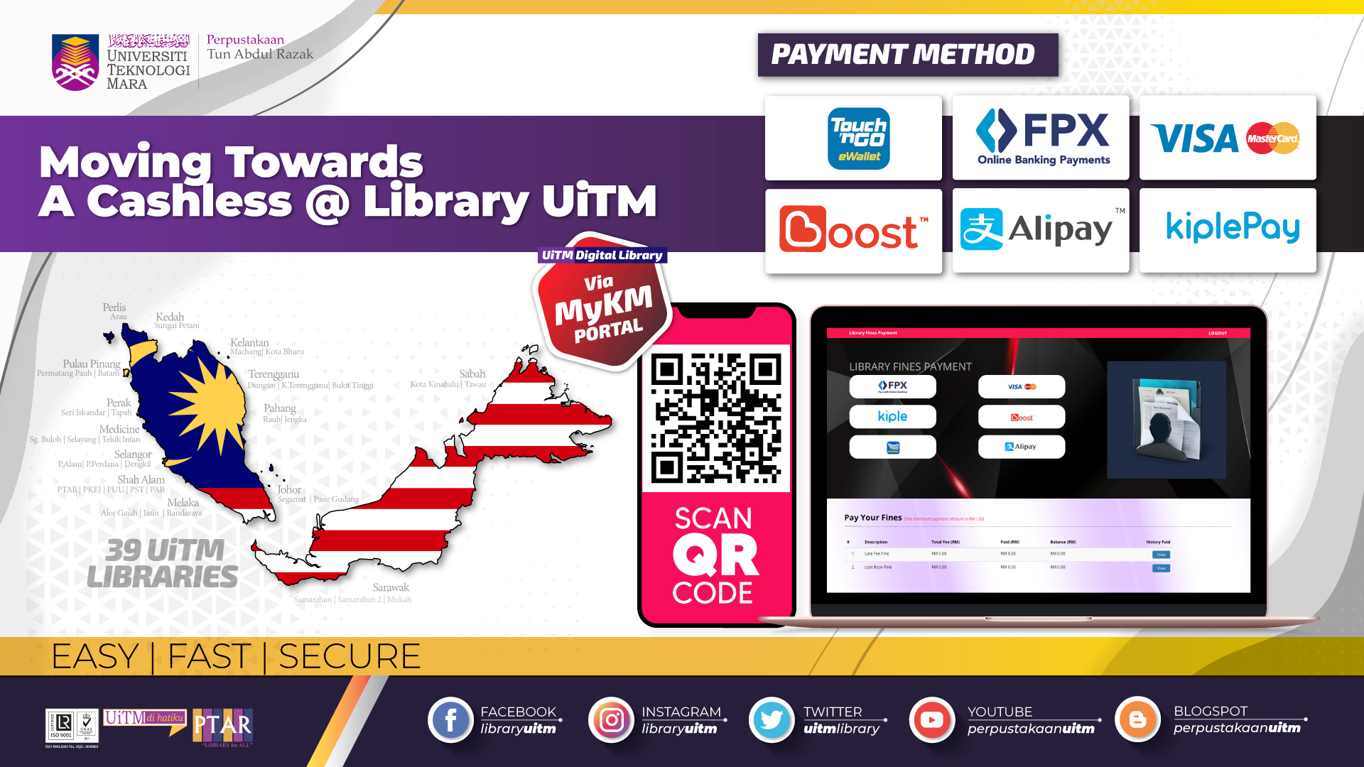 Cashless @ Library UiTM - UiTM Kedah Library